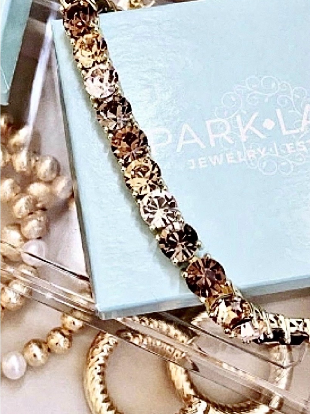 Park Lane Impression Bracelet - Truffles - Large Stone - RARE Very Hard To Find